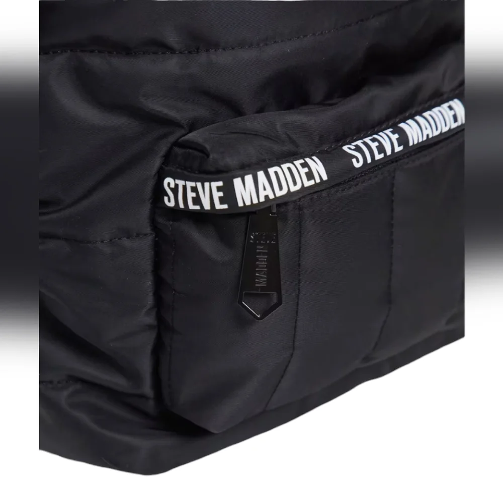 Steve Madden Ariaa Quilted Backpack in Black